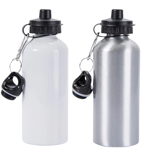Squeeze Mosquetão Tampa Dupla de 600ml